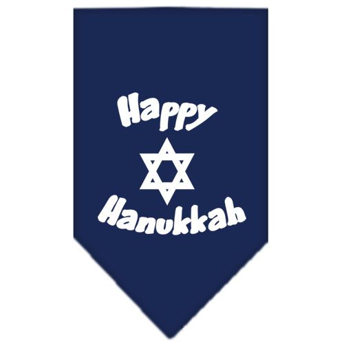 Happy Hanukkah bandana tie